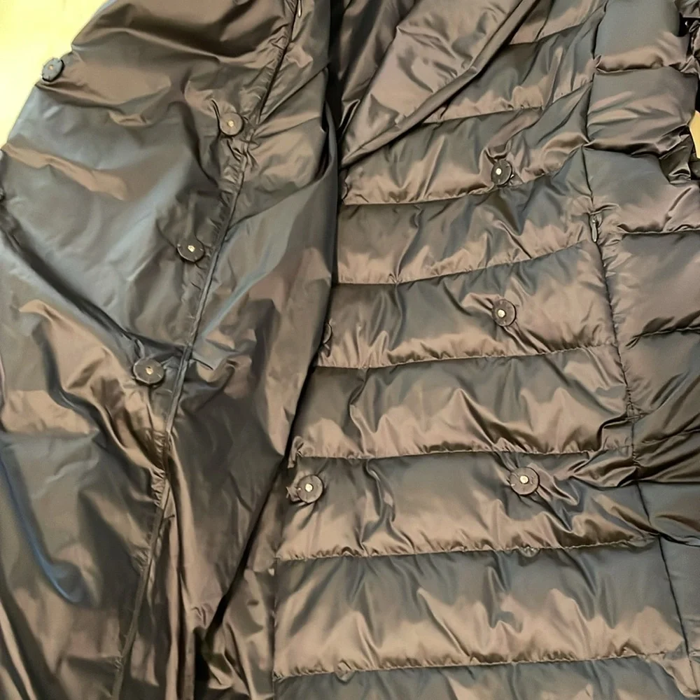 Brooks Brothers Down Water-Resistant Belted Puffer Coat in Navy NWT Sold Out - Picture 6 of 8